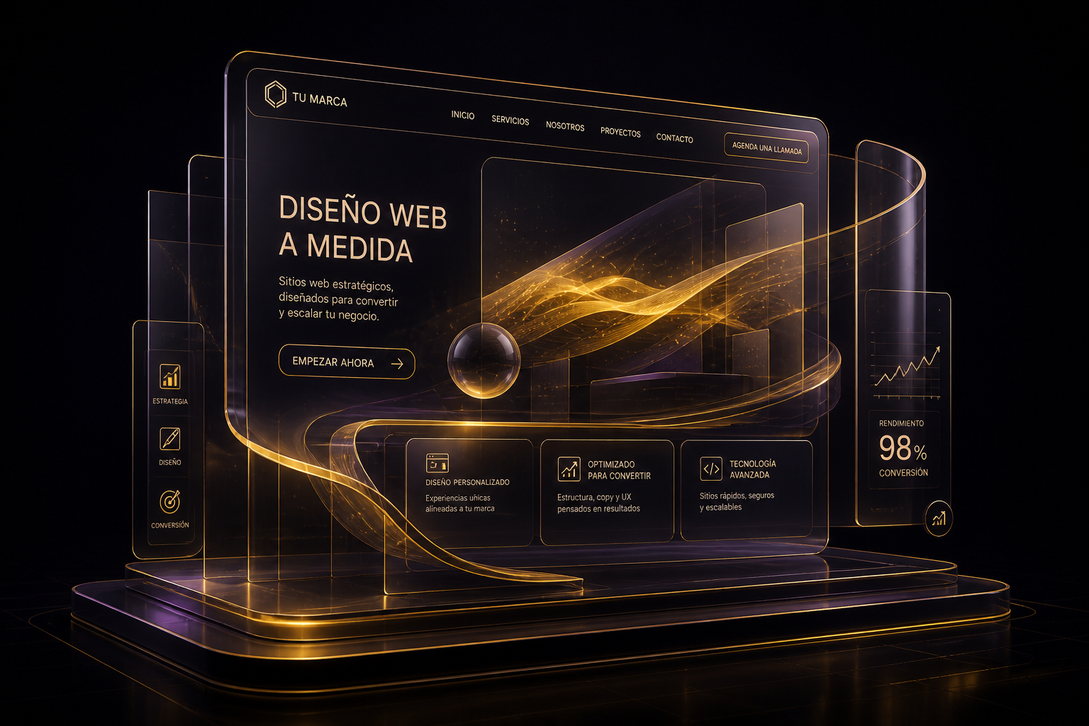 Diseño web a medida que convierte visitas en clientes